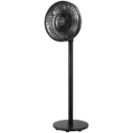 Elektra 30cm Stand Fan - Black - Image 2