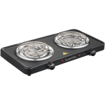 Elektra Double Spiral Hot Plate - Black - Image 2