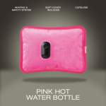 Elektra Pink Hot Water Bottle - Image 4