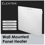 Elektra Wall Mountable Panel Heater - Image 2