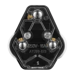 Ellies 16a Heavy-Duty Rubber Screw-on Plug Top - Black - Image 13