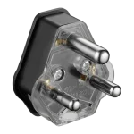 Ellies 16a Heavy-Duty Rubber Screw-on Plug Top - Black - Image 14