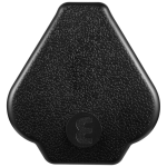 Ellies 16a Heavy-Duty Rubber Screw-on Plug Top - Black - Image 2