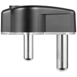 Ellies 16a Heavy-Duty Rubber Screw-on Plug Top - Black - Image 5
