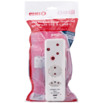 Ellies 3 Way Medium Surge adaptor Schuko,with type C + USB - Image 5