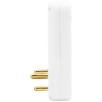 Ellies 3 Way Medium Surge Adaptor with Type C + USB - White - Image 4