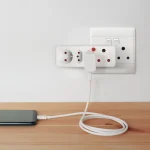 Ellies 4-Way Medium Surge Adaptor with Schuko - White - Image 13