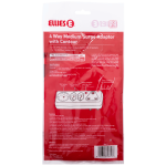 Ellies 4-Way Medium Surge Adaptor with Schuko - White - Image 4