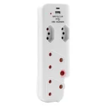 Ellies 4 Way Medium Surge adaptor with type C + USB - Image 10