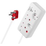 Ellies 4-Way Medium Surge Multiplug with USB-A+USB-C 0.5m - Image 3