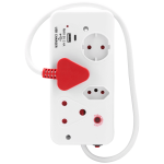 Ellies 4-Way Medium Surge Multiplug with USB-A+USB-C 0.5m - Image 8