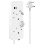 Ellies 4-Way Multiplug - 2 x USB 2.4a - 0.4m - Image 2