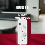 Ellies 4-Way Multiplug - 2 x USB 2.4a - 0.4m - Image 7