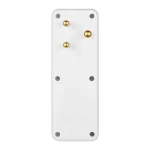 Ellies 4-Way Schuko Adaptor - White - Image 2
