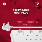 Ellies 6 Way Basic Multiplug - Image 12