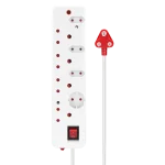 Ellies 8-Way Medium Surge Multiplug 0.5m