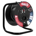 Ellies Heavy Duty Medium Surge Protected Extension Reel 10m - Black - Image 4