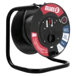 Ellies Heavy Duty Medium Surge Protected Extension Reel 10m - Black - Image 8