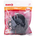 Ellies Side by Side Heavy Duty Extension Lead-5M-BK - Image 8