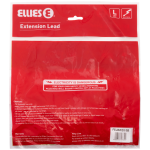 Ellies Side-by-Side Light-Duty Extension Lead - 3m - Black - Image 4