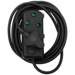 Ellies Side-by-Side Light-Duty Extension Lead - 3m - Black - Image 7