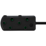 Ellies Side by Side Light Duty Extension Lead - 5m - Black - Image 2