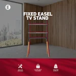 Ellies Solid series Fixed Easel TV Stand 45" - 70" - Image 10