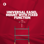 Ellies Solid series Fixed Easel TV Stand 45" - 70" - Image 11