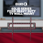 Ellies Solid series Fixed Heavy Duty Tv Wall Mount For 60" - 120" TVs - Image 13