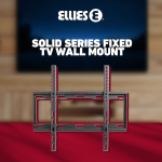 Ellies Solid series Fixed Tv Wall Mount For 32" - 55" TVs - Image 13