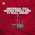 Ellies Solid series Full Motion Single Arm Mount 32"-65"TVs - Image 24
