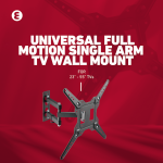 Ellies Solid series Full Motion Single Arm Tv Wall Mount For 23" - 55" TVs - Image 26