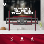 Ellies Solid Series Heavy Duty Full Motion TV Wall Mount 50" -105" - Image 14
