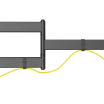 Ellies Solid Series Heavy Duty Full Motion TV Wall Mount 50" -105" - Image 4