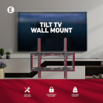 Ellies Solid series Tilt Tv Wall Mount For 32" - 55" TVs - Image 17