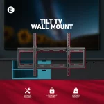 Ellies Solid series Tilt Tv Wall Mount For 37" - 70" TVs - Image 18