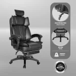 Emperor High Back Chair - Black - Image 10