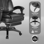 Emperor High Back Chair - Black - Image 5