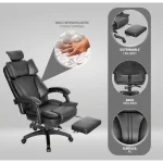 Emperor High Back Chair - Black - Image 8