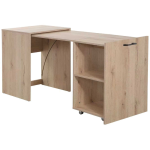 Everfurn Adaptive Desk - Brown - Image 2