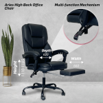 Everfurn Aries High Back Office Chair - Recline - Iron Base - Image 3