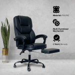 Everfurn Aries High Back Office Chair - Recline - Iron Base - Image 4