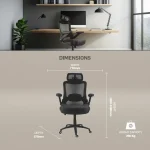 Everfurn Calli High Back Chair - Image 4