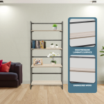 Everfurn Caprese Folding Bookshelf - Image 7
