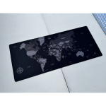 Everfurn Desk Mat - World Map - Large - Black - Non-Slip - Image 13