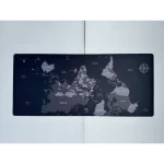Everfurn Desk Mat - World Map - Large - Black - Non-Slip - Image 14