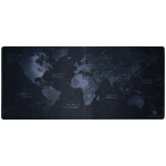 Everfurn Desk Mat - World Map - Large - Black - Non-Slip - Image 2