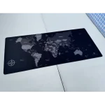 Everfurn Desk Mat - World Map - Large - Black - Non-Slip - Image 8