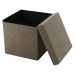 Everfurn Dreambox Ottoman with Storage - Brown - Image 2