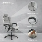Everfurn Emperor High Back Chair - Grey - Image 2